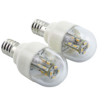 Boat Led Bulb, 2 watts - 10-30 volts - indicator led - E12 - D25*57mm - White color - T25-20L-E12-W - AZLED